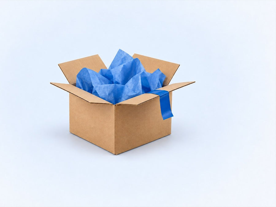 Caja abierta con el pedido
