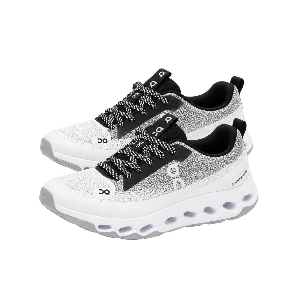 Tenis running color blanco-negro